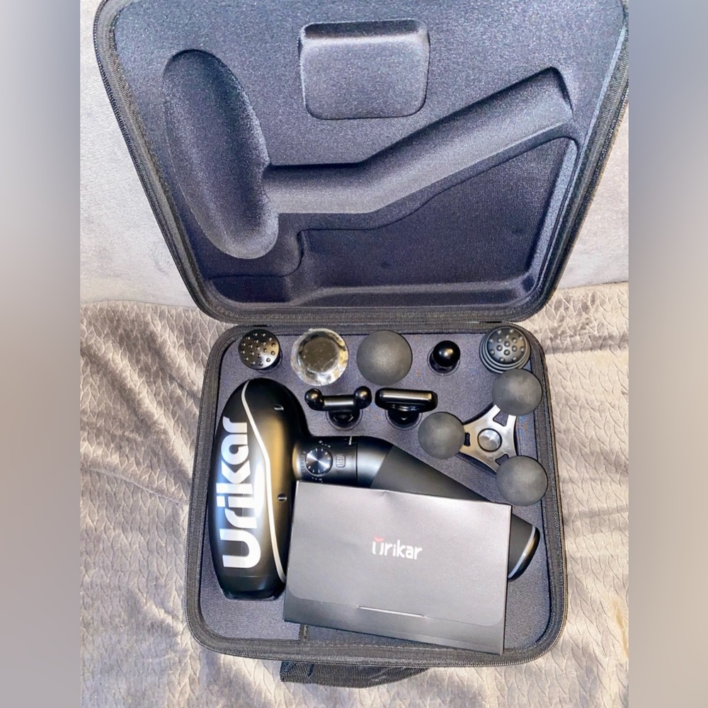 PRO MASSAGE GUN Urikar Pro 2 Heated Deep issue Muscle with Rotating Handle